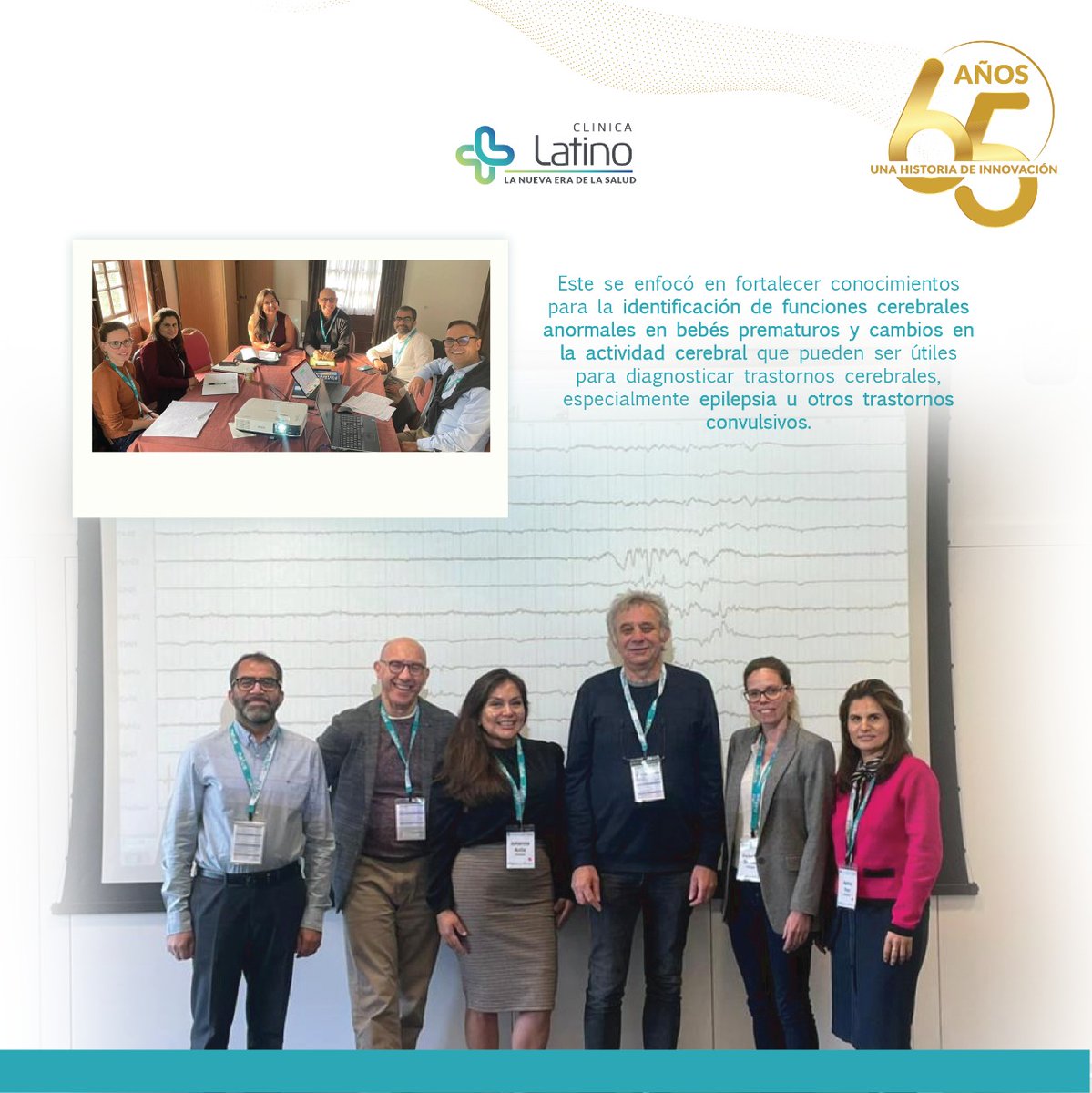 Para nosotros es grato compartir que la Dra. Johanna Avila, Neuróloga de Clínica Latino, fue seleccionada en base a su currículum y su trayectoria para formar parte del programa: “Electroencefalograma en el primer año de vida y epilepsia”en la Universidad de Cambridge-Inglaterra.