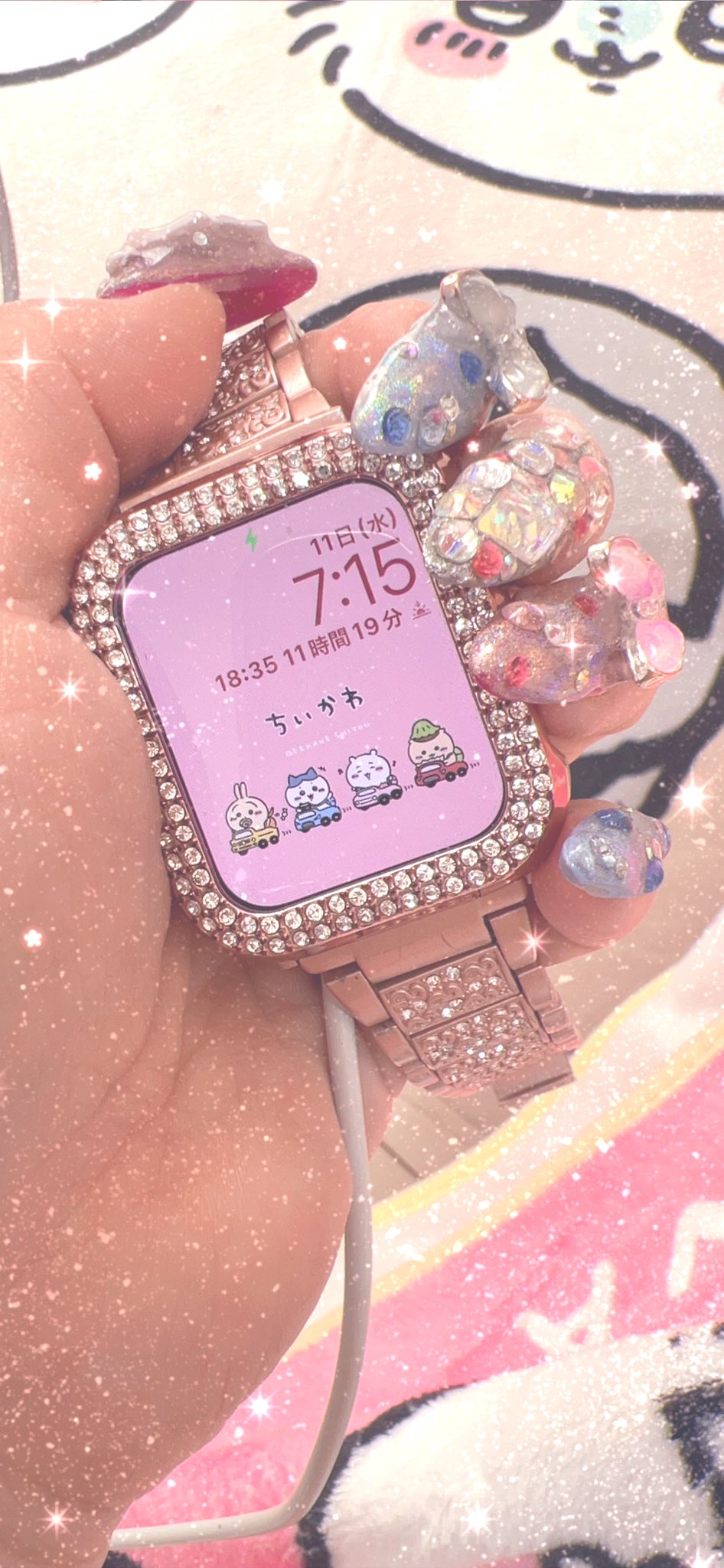 ひい Apple Watch の壁紙 ファミマのちいかわちゃんたちに変えてみた T Co Munuoyjl3h Twitter