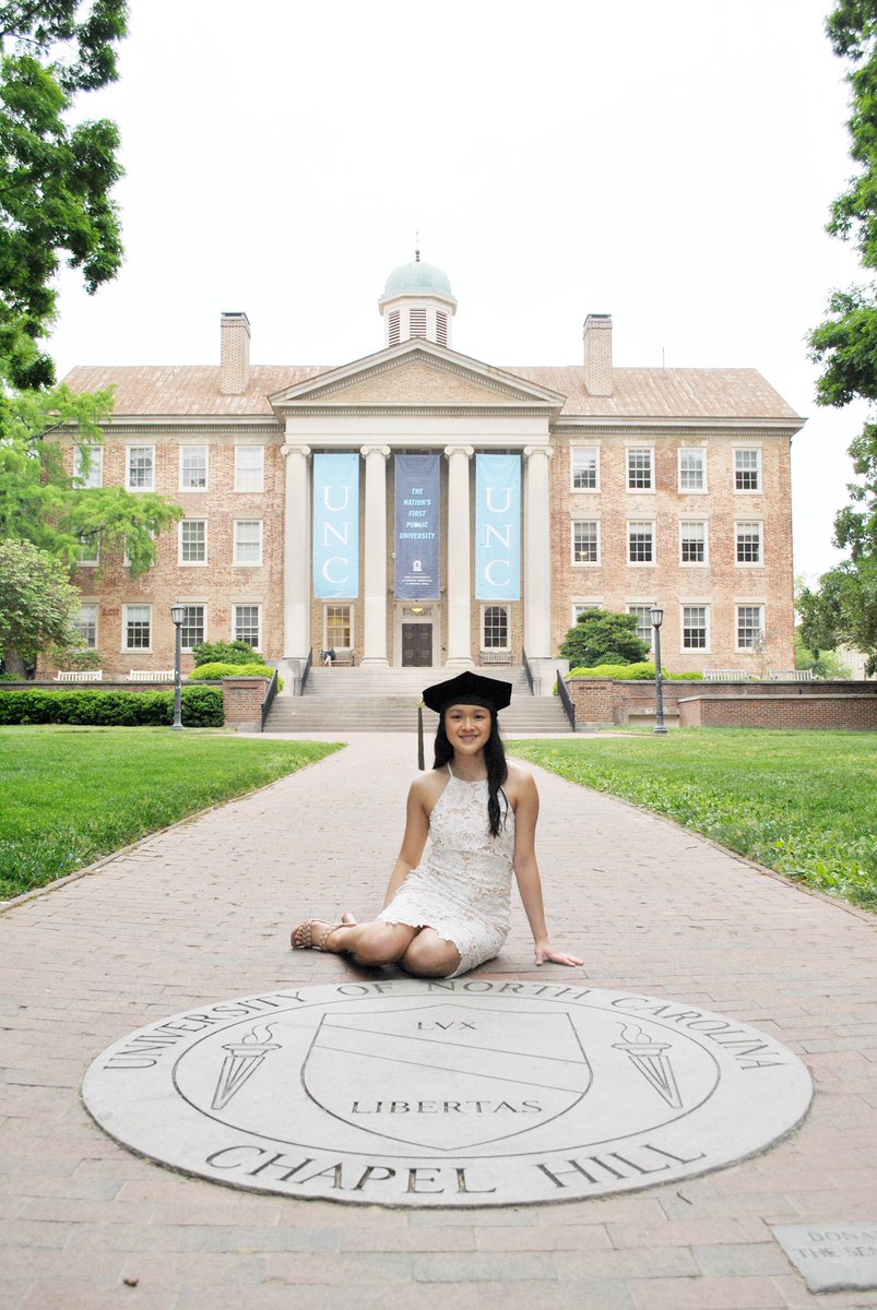 My name is Carolina Pham, PharmD, and I am a Tar Heel. 

This is me posting more graduation photos to avoid studying for the NAPLEX/MPJE 😅

#TwitteRx #PharmRes