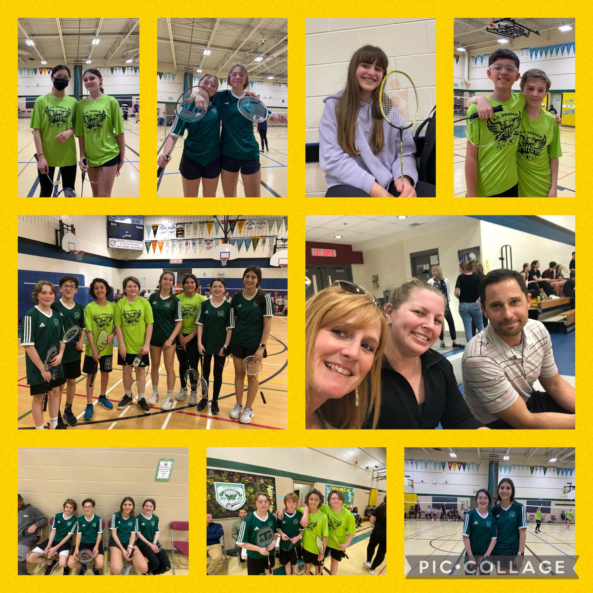 8Cruickshanks's tweet photo. Badminton fun! Last night of play. @AVG_Griffins @MrKVoy @mrs_fraba https://t.co/Yi7mBxREfX