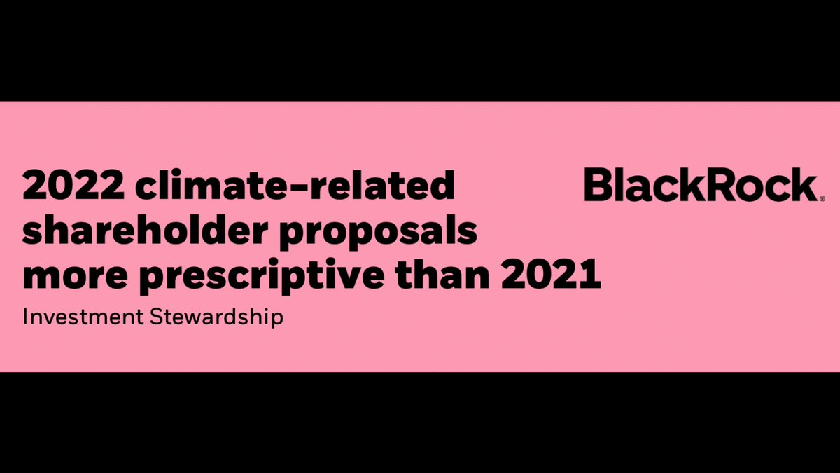 BREAKING: <a href="/BlackRock/">BlackRock</a> Investment Stewardship (BIS) released a new memo justifying why the firm won’t be voting for key climate shareholder proposals this proxy season. This is a disappointing step backward from a self-proclaimed climate leader.