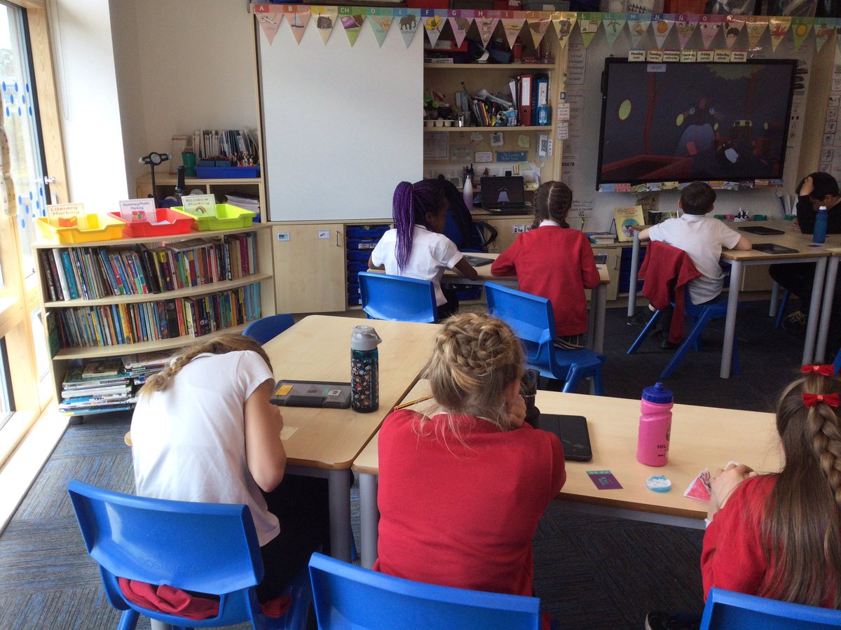 SchoolHillside1's tweet photo. Today was a very special day for #HillsideFilmClub - we had a daytime extra session and watched one of the #FilmBuffChallenge shorts about a penguin, shared our opinions about the film then wrote a review plusβ¦β¦. @intofilm_edu @intofilm_scot https://t.co/m5OAbwApVc