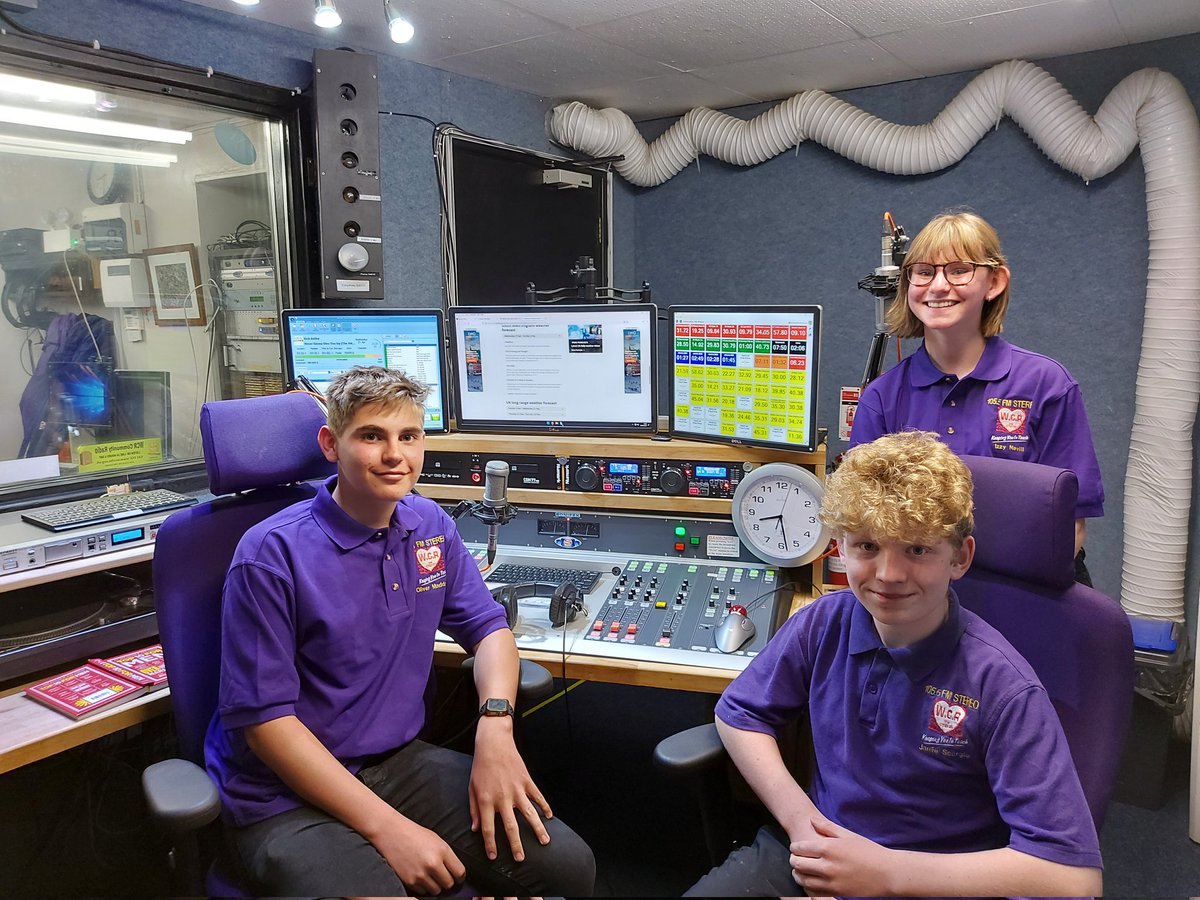 Warminster Community Radio launches Teen Scene this Saturday night.  Join Jamie, Izzy and Oliver between 5pm and 8pm.