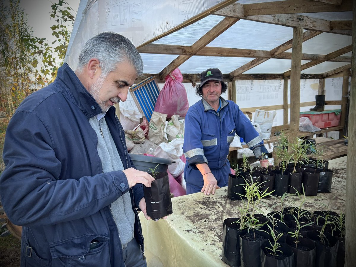 PatricioBarria7's tweet photo. 🌳 ¡El bosque es vida! Visité los huertos semilleros clonales y vivero Huillilemu de CONAF Los Ríos, donde el equipo realiza un intenso trabajo para mantener la producción de especies nativas que se distribuyen a la región https://t.co/MBTfCziTOb