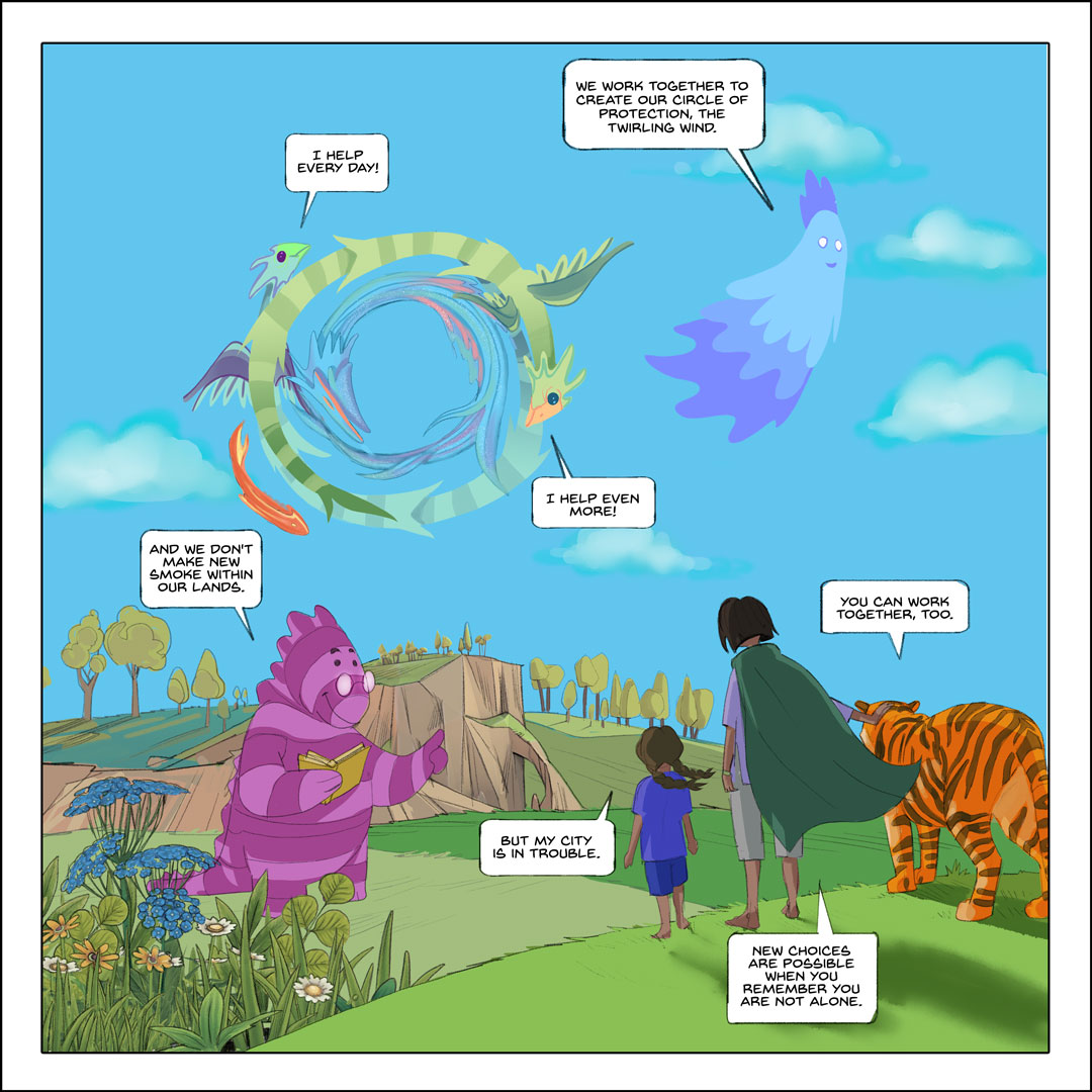 PRIYA AND THE TWIRLING WIND Page 6

<a href="/USAndIndia/">U.S. Embassy India</a> #youthempowerment #comicbook #superhero #savetheplanet #growmoretrees #comics #environmentalawareness #earthday #earth #climatechange  #climatecrisis #climateaction <a href="/SydFini/">Syd Fini</a> <a href="/durkhaima/">durkhaima (शुभ्रा प्रकाश )</a> <a href="/PupptRevolution/">Puppet(R)Evolution</a>
