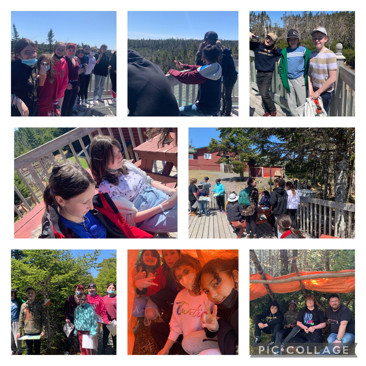 MsWardEPE's tweet photo. What a great way to start the week!!! EPE’s grade 6’s had an awesome two days learning at Echo Pond! @eastpointelem @echopond_centre https://t.co/H5dUPTUErj