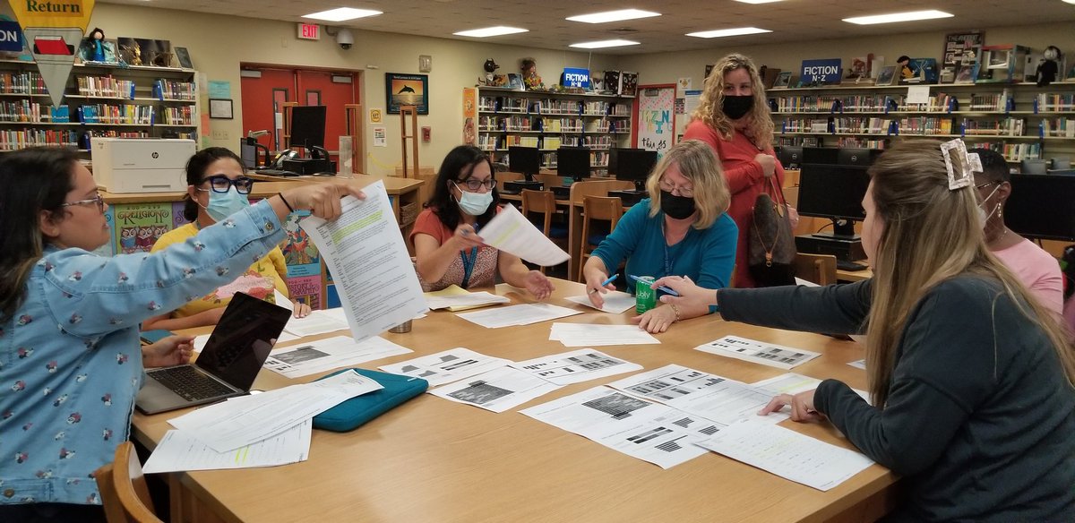 Dolphins collaborating #EOYReflections #SIP  #teamworkmakesthedreamwork ##Champions <a href="/DavidLawrenceK8/">David Lawrence K8</a> <a href="/MDCPSNorth/">M-DCPS North Region</a> <a href="/MDCPS/">Miami-Dade Schools</a>