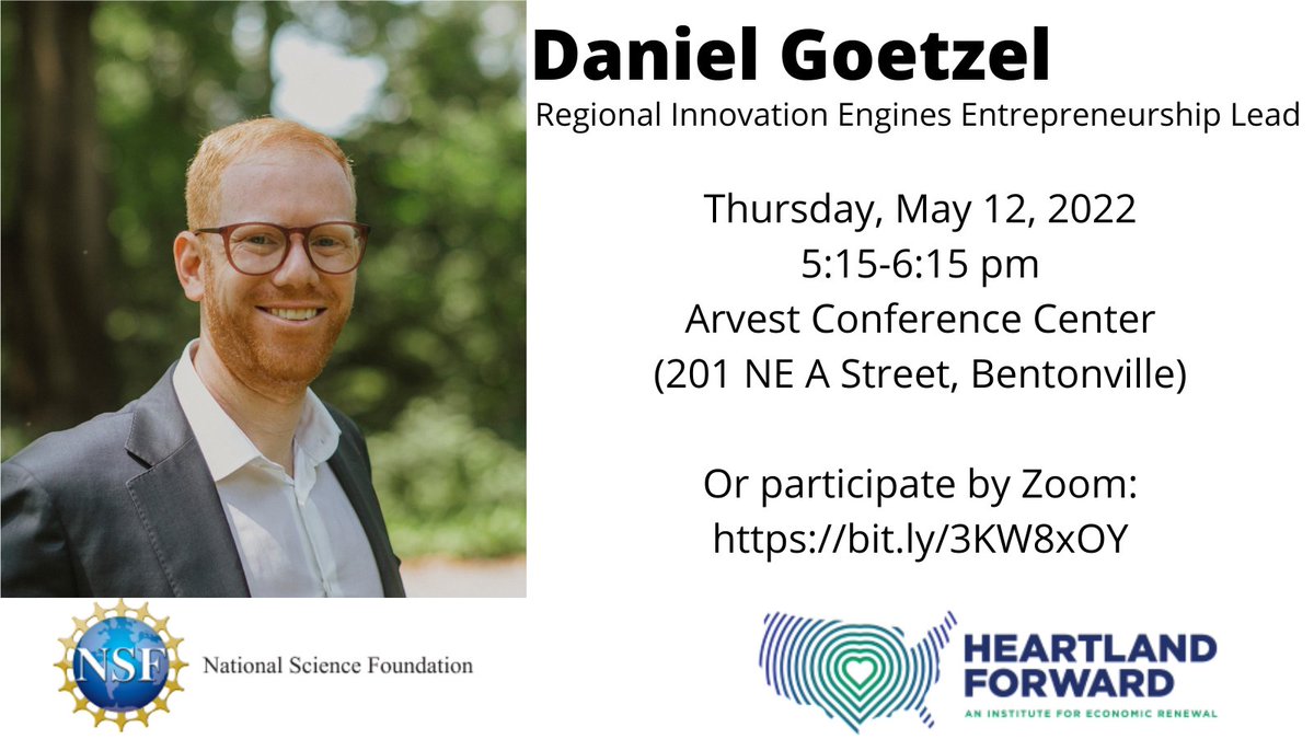 Come hear about NSF's new Regional Innovation Engines program. It's free and open to the public.
