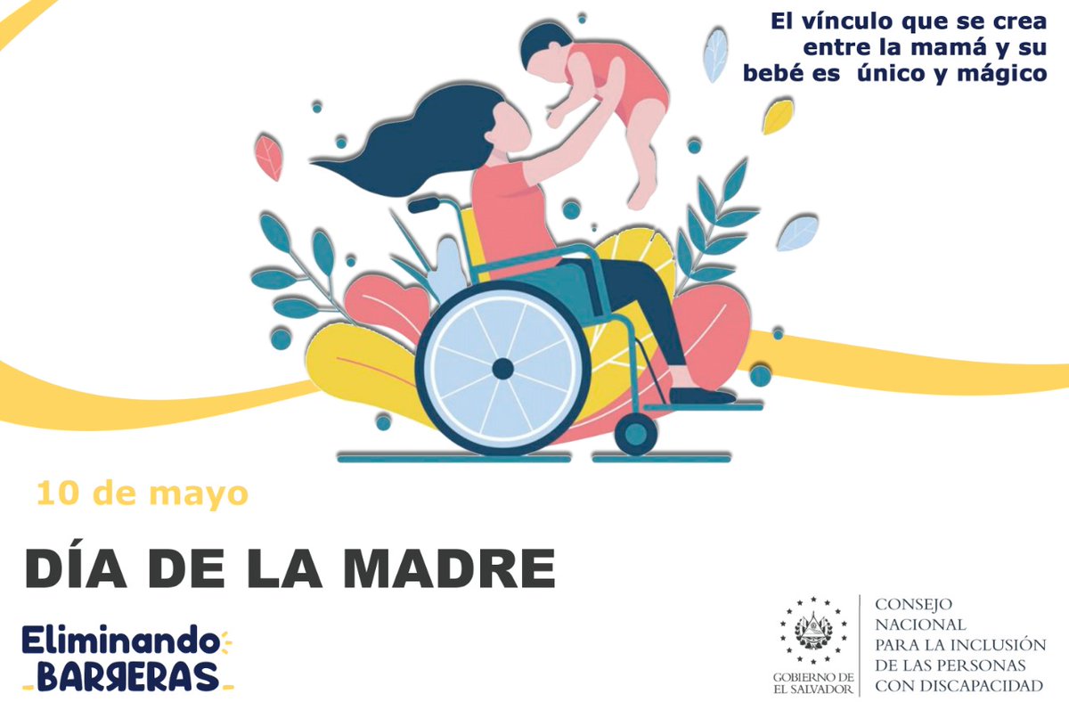 CONAIPD's tweet photo. #EsUnCompromisoDeTodos trabajar en la creación de estrategias que garanticen el desarrollo de las madres salvadoreñas, por eso desde el CONAIPD continuaremos planteando iniciativas que nos permitan cambiar la vida de muchas personas.

 #EliminandoBarreras https://t.co/gJD1OHPref