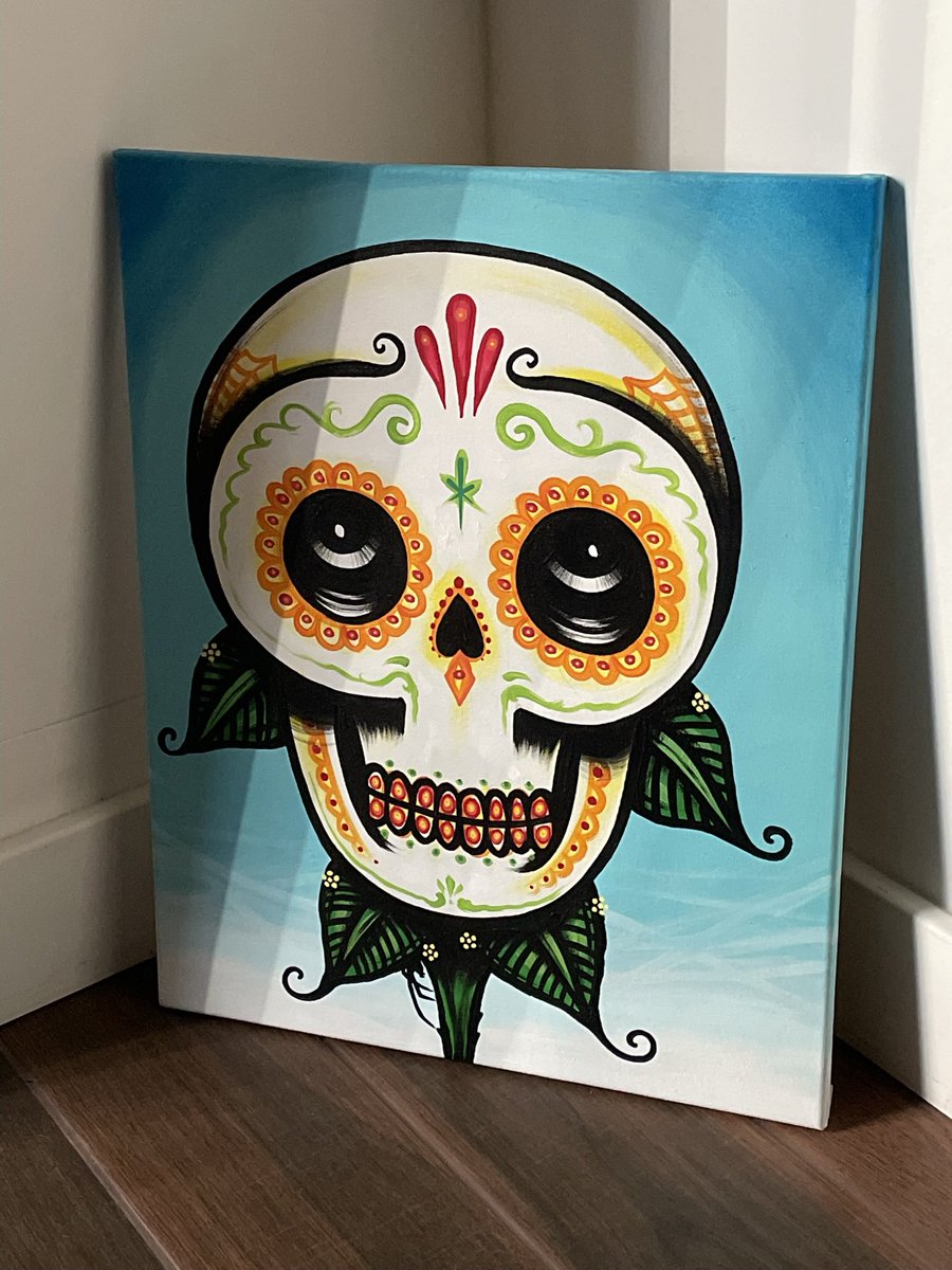 St_Gabe's tweet photo. @wealthhhhhh The only one I can say for sure is @VivaMuertos. It’s just a straight forward charity NFT. 95% of the cost goes straight to @ValleywiseHthF. They’re still minting for .035 and it features the art of Lalo Cota. He’s an awesome artist in Phoenix, AZ. https://t.co/rjKlvQIYaM