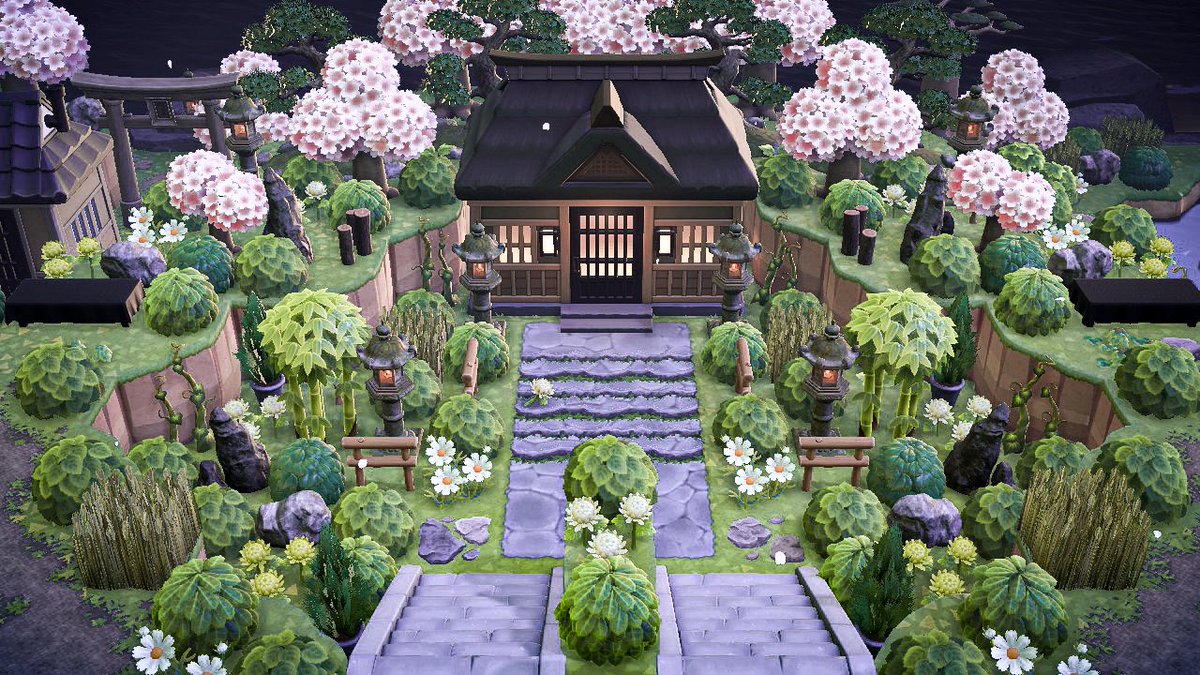 crossingani_'s tweet photo. The sunken temple 🌸🍃#ACNH #ACNHDesign #どうぶつの森 https://t.co/qn8cvf3Xwh