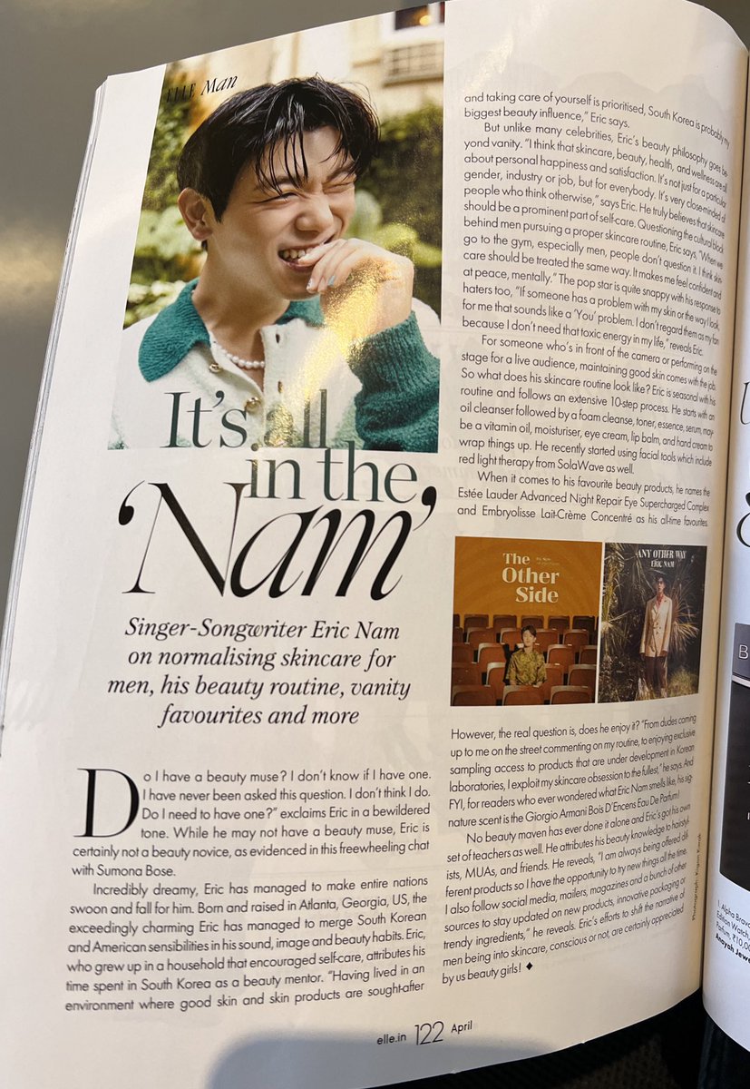So cool to be featured in Elle India. I hope I can come and see some of my fans in India soon!