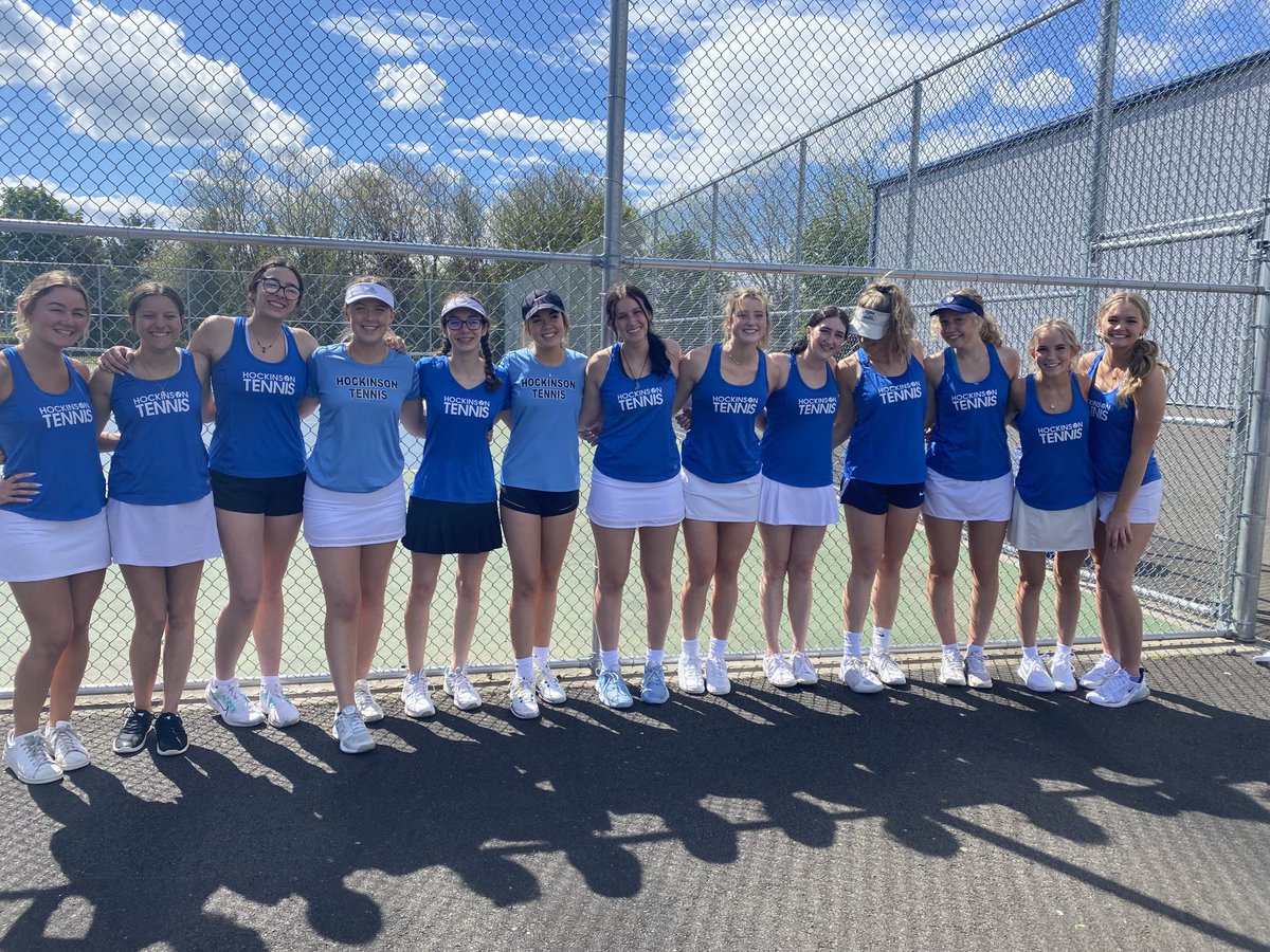 Senior night for tennis.  Beautiful day for our seniors ❤️❤️❤️❤️