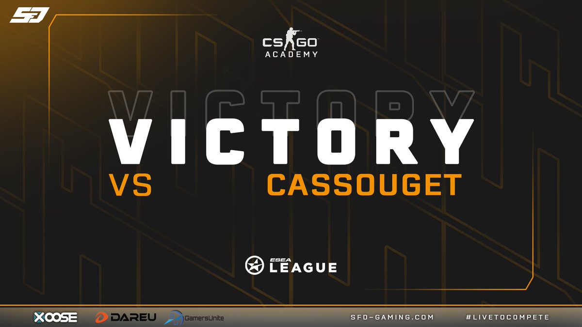 SFDGaming's tweet photo. 🔵#Victory @ESEA⚪

 GGWP #CASSOUGET🔥

🗺️ Inferno - 16:13

#livetocompete #CSGO #esport #ESEA https://t.co/rpwKOOIze6