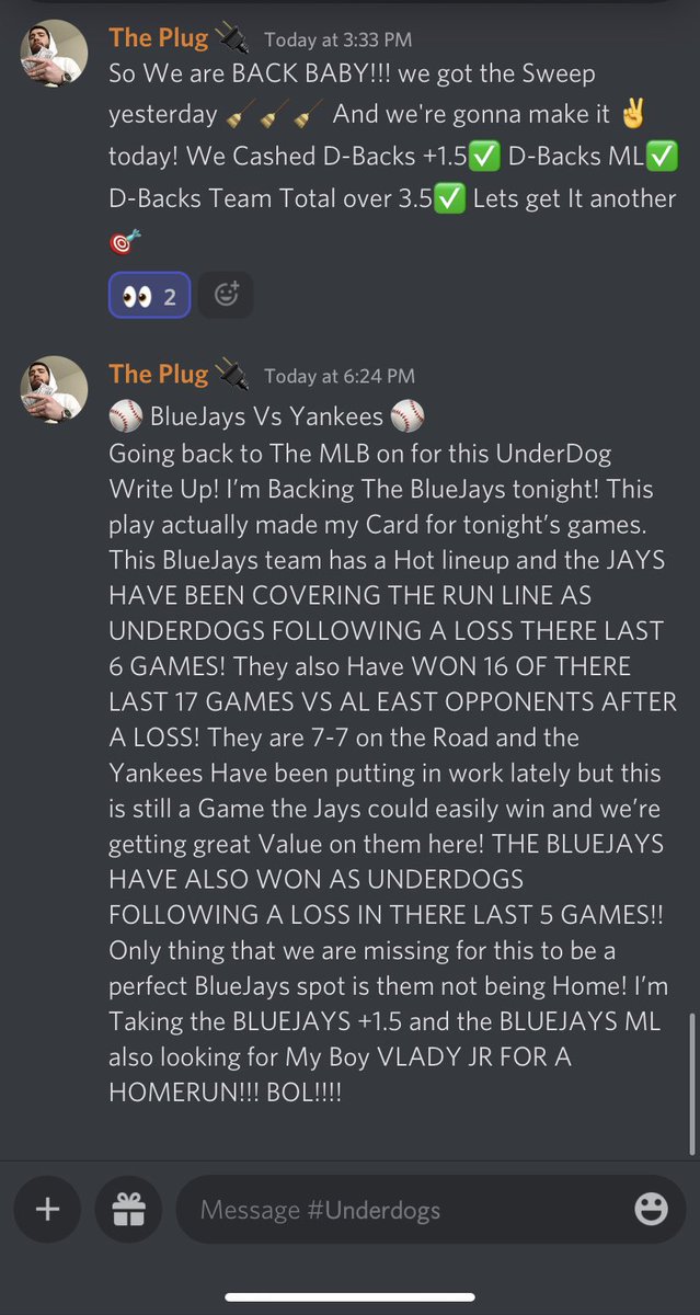 DataGod_Sports's tweet photo. ✍️🆙 If you haven’t seen My UnderDog Write Ups in The Favored Odds Faction Discord Make sure you check them Out 👀 I swept the Write up Yesterday with all 3 Plays I provided 🧹 Looking to do the same on todays! #FactionFamily #ThePlug #Discord #FreePlays
👇👇Read todays👇👇 https://t.co/tjjdnKKoWq