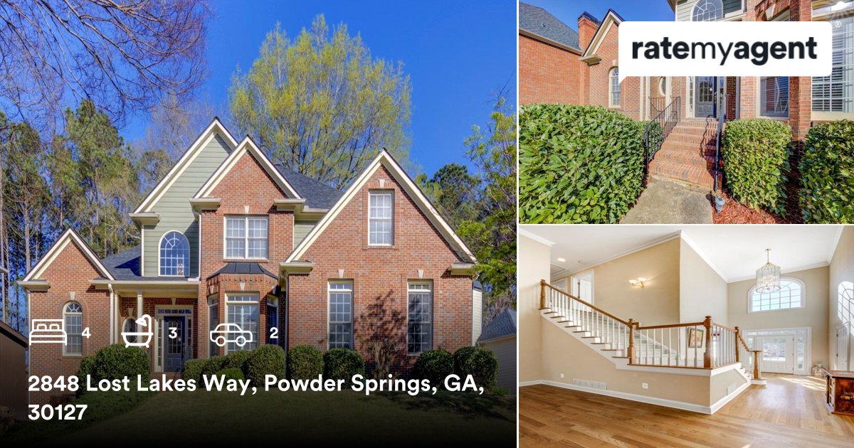 4 🛏 3 🛀 2 🚘
📍 2848 Lost Lakes Way, Powder Springs, GA, 30127

My latest sale on #ratemyagent
rma.reviews/FrojaeQlnMqD