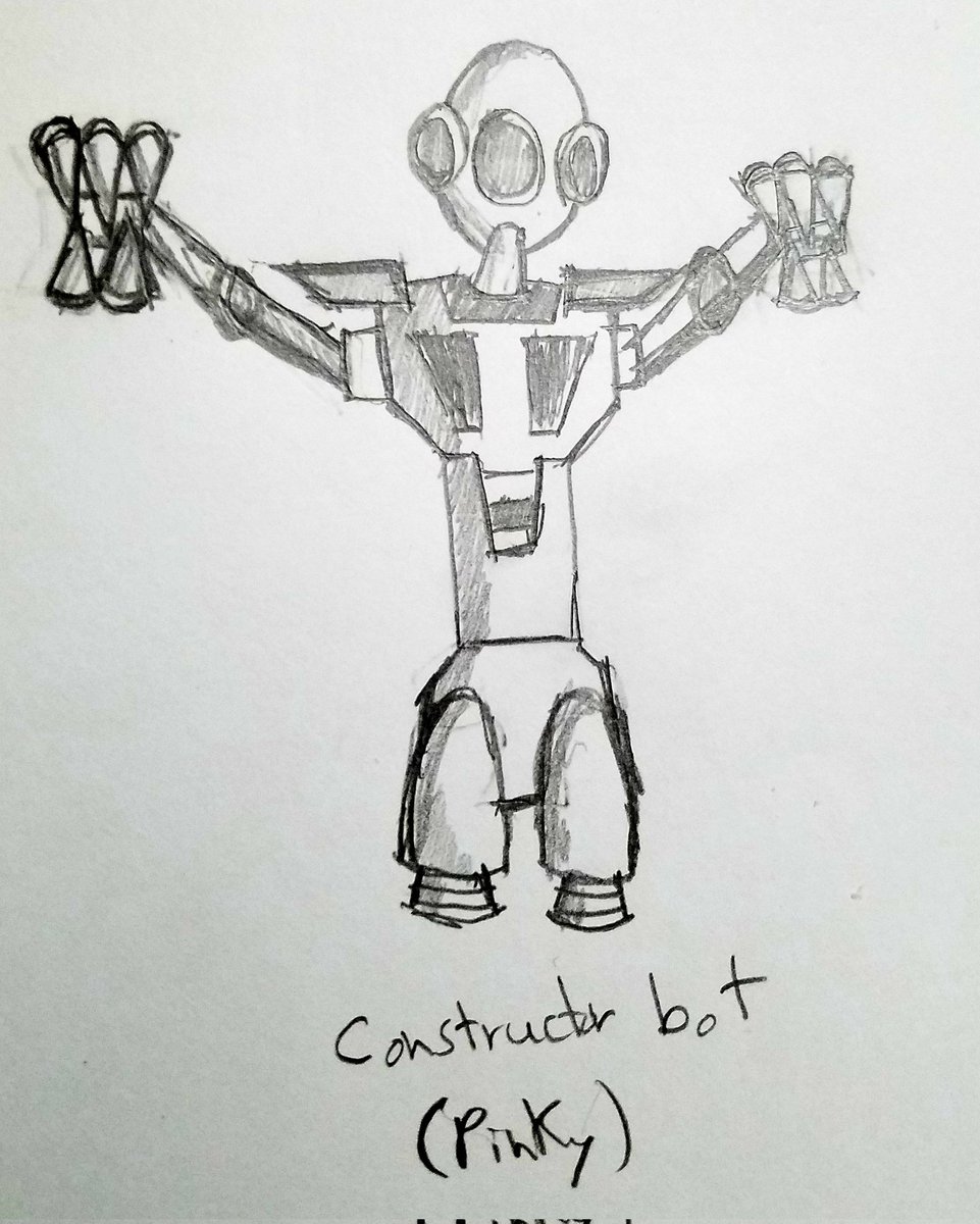 OpExcision's tweet image. Some quick enemy concept sketches before I do sprites. Their design was highly influenced by Descent, Red Faction &amp;amp; a few other games. I like the idea of realistic androids &amp;amp; floating space drones with all the sensors. Their behavior will be like  Doom 1 enemies though. #RetroFPS