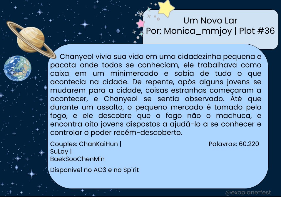 [ 💥DIA 1 ] 

— Um Novo Lar 
Plot #36, por <a href="/Monica_mmJoy/">MonicaMM 🐯🦌🍍</a>

🚀 AO3: archiveofourown.org/works/38896221…

🚀 Spirit: spiritfanfiction.com/historia/um-no…
