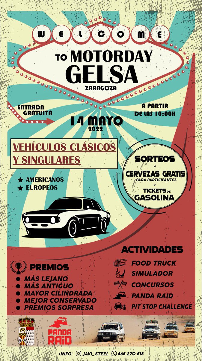 SimuladorXBike's tweet photo. Nuevo eventazo! Motorday Gelsa! Próximo sábado 14 mayo ven a Gelsa - Zaragoza y disfruta de actividades, exhibiciones, pruebas, exposiciones, sorteos, premios y… vive la experiencia @SimuladorXBike 

Nos vemos el próximo sábado 14 mayo en Gelsa - Zaragoza… Motorday Gelsa!! https://t.co/8Y8g4N79DV