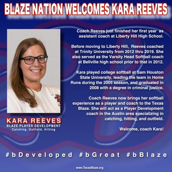 BlazeFastpitch's tweet photo. 🔥ⓌⒺⓁⒸⓄⓂⒺ ⓀⒶⓇⒶ ⓇⒺⒺⓋⒺⓈ🔥

#BlazeNation #BlazeOn #BTheDifference https://t.co/getDAsY8PQ