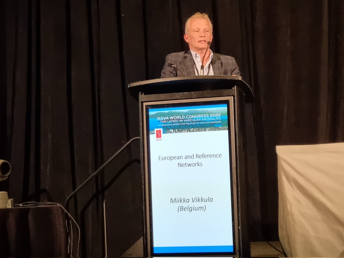 CMTCOVM's tweet photo. Prof. Dr. #Miikka #Vikkula, one of our advisors, presented the European Reference Networks (#ERN).
We are member of ERN's #VASCERN and #SKIN
#vascularanomalies @eurordis @RareDiseases @Share4Rare @ECHAlliance https://t.co/j3JIDyoDiA