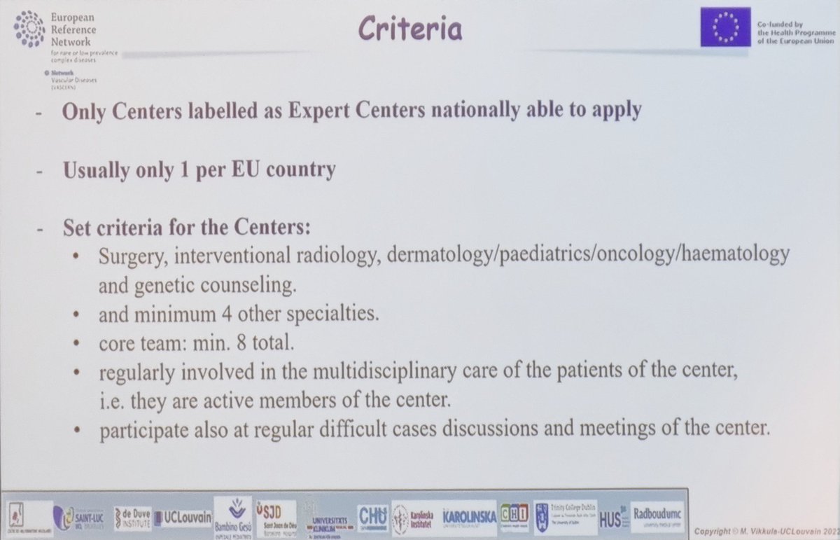 CMTCOVM's tweet photo. Prof. Dr. #Miikka #Vikkula, one of our advisors, presented the European Reference Networks (#ERN).
We are member of ERN's #VASCERN and #SKIN
#vascularanomalies @eurordis @RareDiseases @Share4Rare @ECHAlliance https://t.co/j3JIDyoDiA