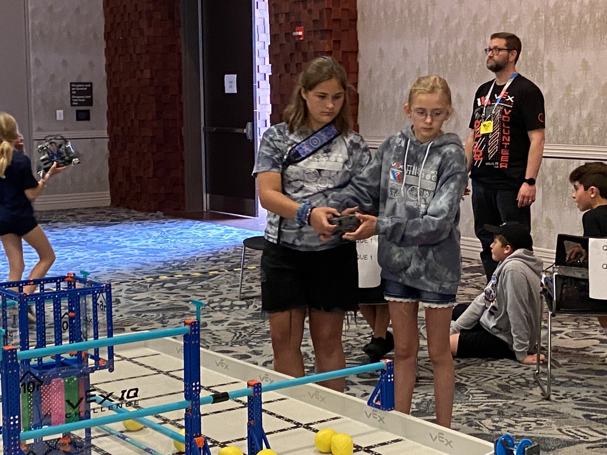 𝐂𝐡𝐫𝐢𝐬𝐭𝐢𝐞 𝐌𝐨𝐨𝐫𝐞 (@4moores_cmoore) on Twitter photo The <a href="/VEXRobotics/">VEX Robotics</a> Worlds opening ceremony today and these girls are ready to compete! <a href="/NorthPointeA5/">North Pointe Elem</a> <a href="/AndersonFive/">Anderson Five</a> #GirlPowered The <a href="/VEXRobotics/">VEX Robotics</a> Worlds opening ceremony today and these girls are ready to compete! <a href="/NorthPointeA5/">North Pointe Elem</a> <a href="/AndersonFive/">Anderson Five</a> #GirlPowered