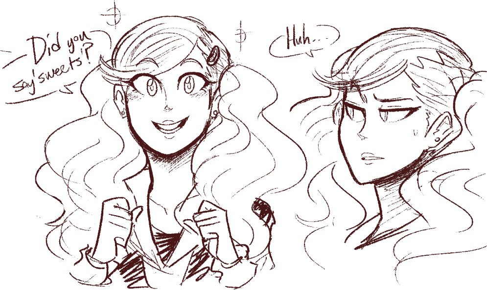 im going through some old 2017 doodles, here's some ann 