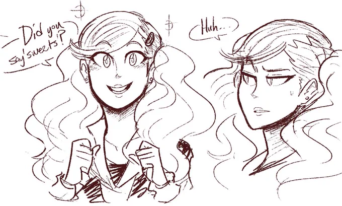 im going through some old 2017 doodles, here's some ann 