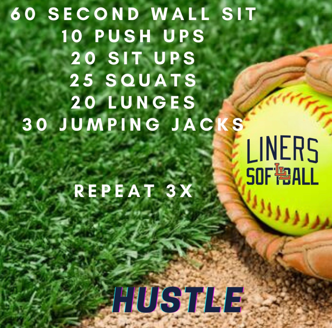 U13 homework! #staywarm #lovesoftball
