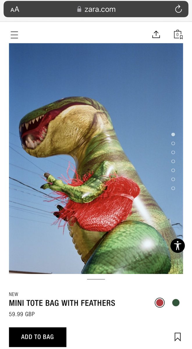 AmyAdeleScott's tweet photo. Well this is a new one even for @ZARA 🤣 🦖 
#ZaraProblems https://t.co/9JoUbmwA7V