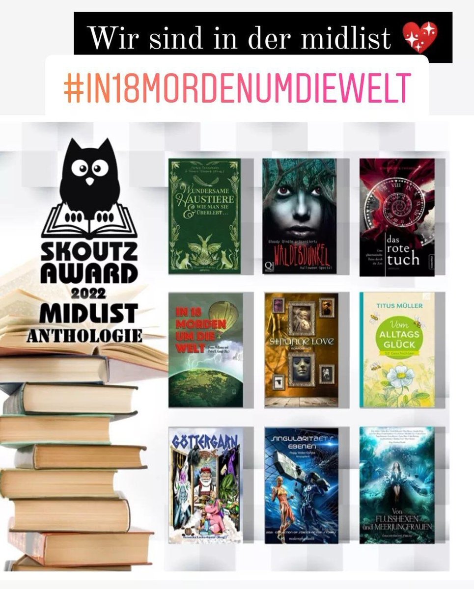 jessica_hazard's tweet photo. Wir sind in der Midlist beim @SkoutzAward 🎉 @fenna_will @LeinpfadVerlag https://t.co/sj6TA1re1M