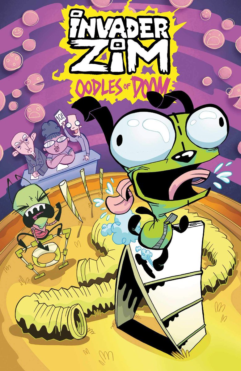 Vancouver: I will be tabling at #VanCAF2022 later this month! I'll have plenty of Sam & Fuzzy, Vote Dog and Invader Zim books... as well as the usual array of shirts and original art. Woo!