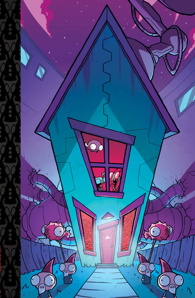 Vancouver: I will be tabling at #VanCAF2022 later this month! I'll have plenty of Sam & Fuzzy, Vote Dog and Invader Zim books... as well as the usual array of shirts and original art. Woo!