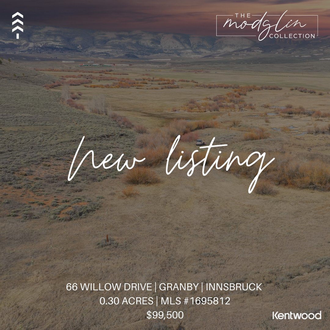 BrigetteModglin's tweet photo. New Listing! 66 Willow Drive | Granby, CO | Innsbruck | $99,500 | MLS #1695812 https://t.co/bvs3SZwDiX https://t.co/cHv0UXTybT