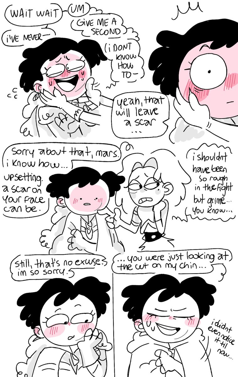 kyoryuv's tweet photo. // amphibia spoilers

#amphibia #sasharcy i love blushing https://t.co/2WaDzppers