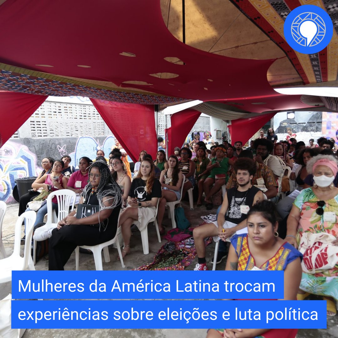 mzconteudo's tweet photo. ✊🏽 Cinco mulheres de países da América Latina compartilharam suas experiências na luta contra a violência política, o machismo e o racismo em um encontro promovido pelo evento “+ Representatividade”, do Instituto Update, na Livroteca Brincante do Pina. https://t.co/BWrFrn3LJ4