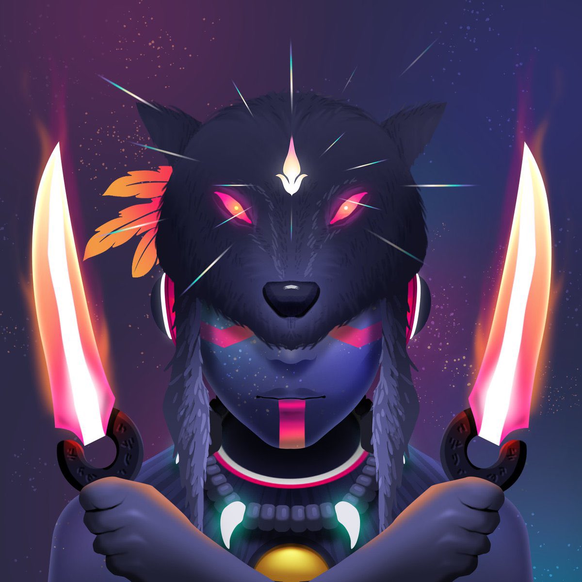 voidedbeenaride's tweet photo. Did you just sell your @AzukiOfficial? Well, let me introduce you to @NeonPantheonNFT. Real doxxed &amp; experienced team will launch their "Ascension" collection (interactive mint). Celebrating cultural diversity &amp; equality. Each Genesis Deity (888) gets a free mint + other perks ❤️ https://t.co/2vZBQG4ATc