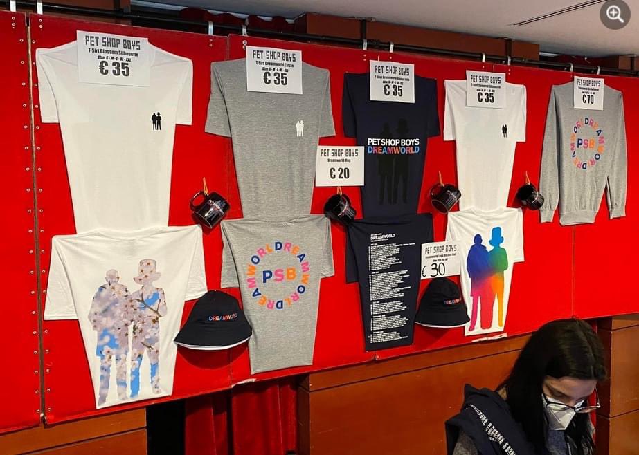 Pet Shop Boys store now has Dreamworld Tour merch - Pet Shop Boys