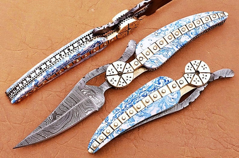 forgedusa1's tweet photo. Custom handmade Pocket Folding knife #outdoor #hunter #Texas #foldingknife #Hunting #leafstyle https://t.co/rJyg3tLFFH