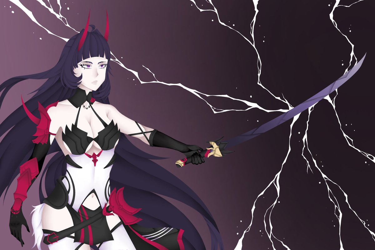 IceCreamArtist's tweet photo. #HonkaiImpact3rd 
#RaidenMei
#Herrscherofthunder https://t.co/43du46eAJP
