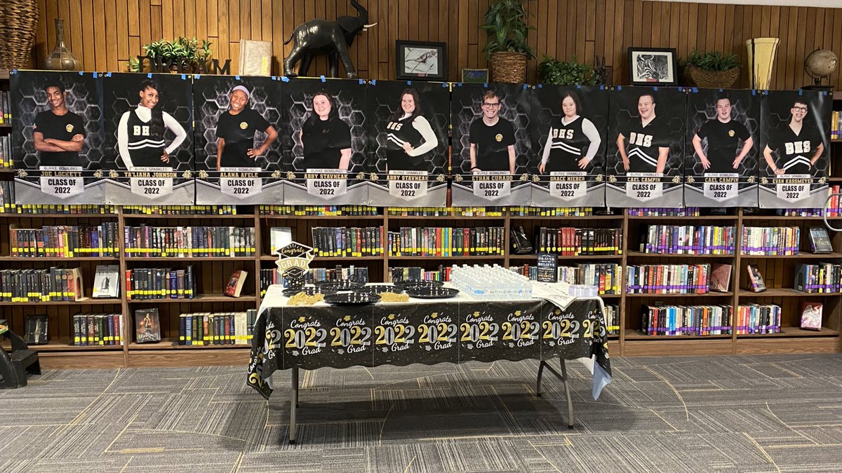 Today we celebrated our senior Rockstars at <a href="/OPS_Burke/">Burke High School</a>! It’s been such a joy watching them learn and grow the last 4 years. We will miss you all! 💛🖤🤍