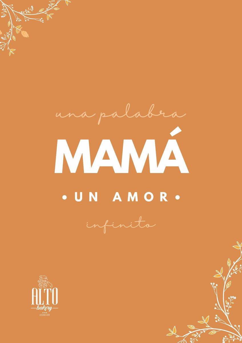 altobakery's tweet photo. 𝗔𝗹𝘁𝗼 𝗠𝗼𝘁𝗵𝗲𝗿’𝘀 𝗗𝗮𝘆 🤎 agendamos pedidos hasta el Jueves 12 para endulzarles el día Mamá ✨ https://t.co/1N6TYpm8EV https://t.co/dA5wc79k1Q