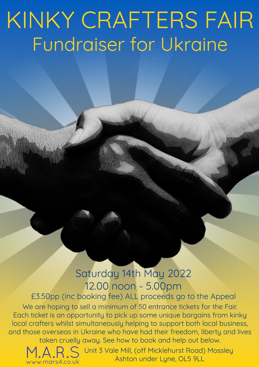 fetlife.com/events/1112959 Why not come along, pick up a bargain and help with a good cause?