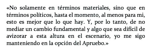 jorgecontesse's tweet photo. Me tinca que quienes retuitean con fervor el video con las críticas de Pirincho Navarrete al proceso constituyente no harán lo mismo con estos comentarios que hizo hoy en la radio. https://t.co/8gEZugeGsP