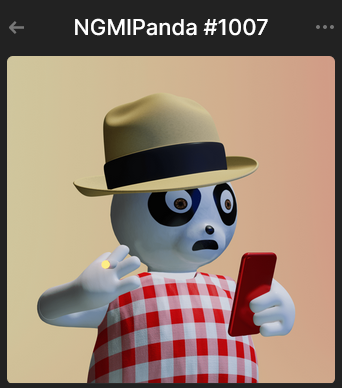 Kevvles_eth's tweet photo. I licked the bottom of my fridge for this #NGMIPanda
I think I'm gonna make it. https://t.co/iTlZMh20M4