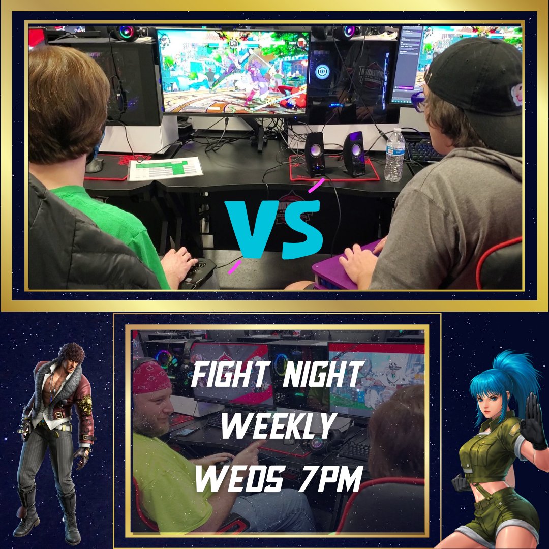 ContenderCHS's tweet photo. π£ Calling all Charleston Fighters! π£
Don't miss our weekly Fight Night tomorrow at 7PM!
β‘οΈ Pre-register here: https://t.co/caaHTKVsBu
#scfgc #Tekken7 #GGST #charlestonsc @Icege #fightinggames https://t.co/QTag1klcGt