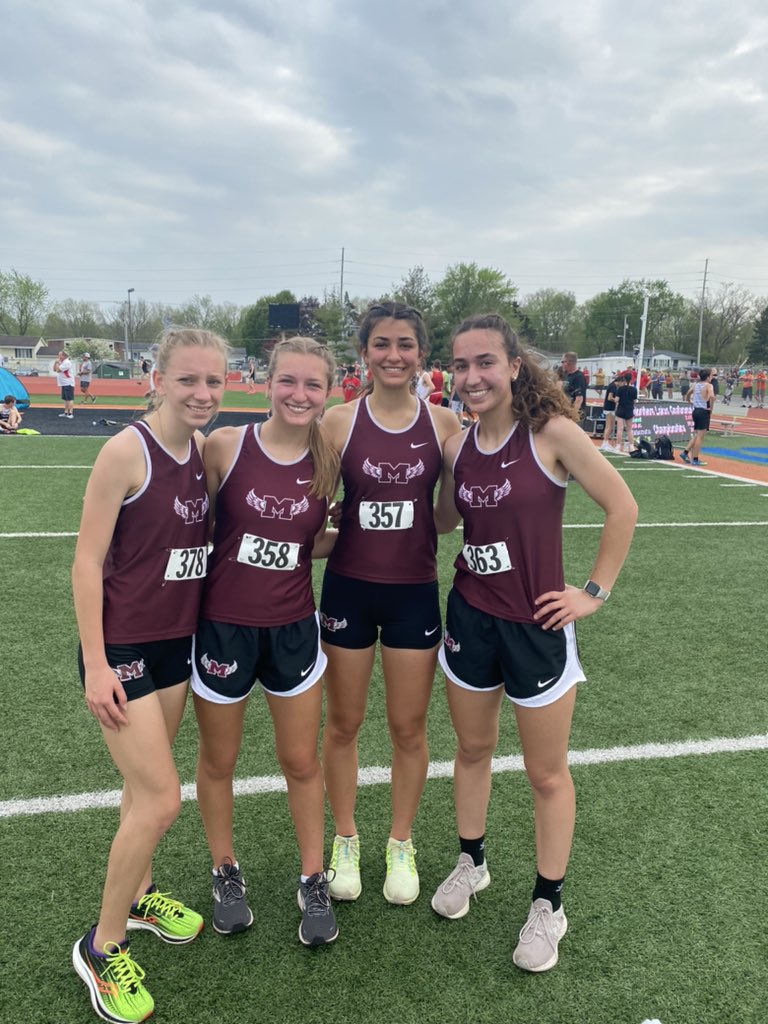 CavemenGTrack's tweet photo. 4x800 finish 3rd @NLCAthletics with season PR!! https://t.co/NtzmKc2vKq