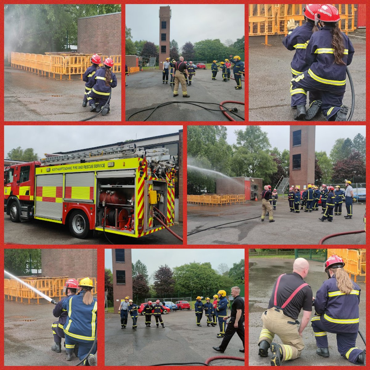 Daventry Year 1 Cadets learnt how to complete a BA Search & Rescue drill this week, incl the BA Shuffle, different branch techniques and the importance of mind mapping. Great effort from everyone, incl the Leaders 👌🧑🏻‍🚒🚒💦 @DaventryFire @northantsfire @UKFireCadets @ESCadets