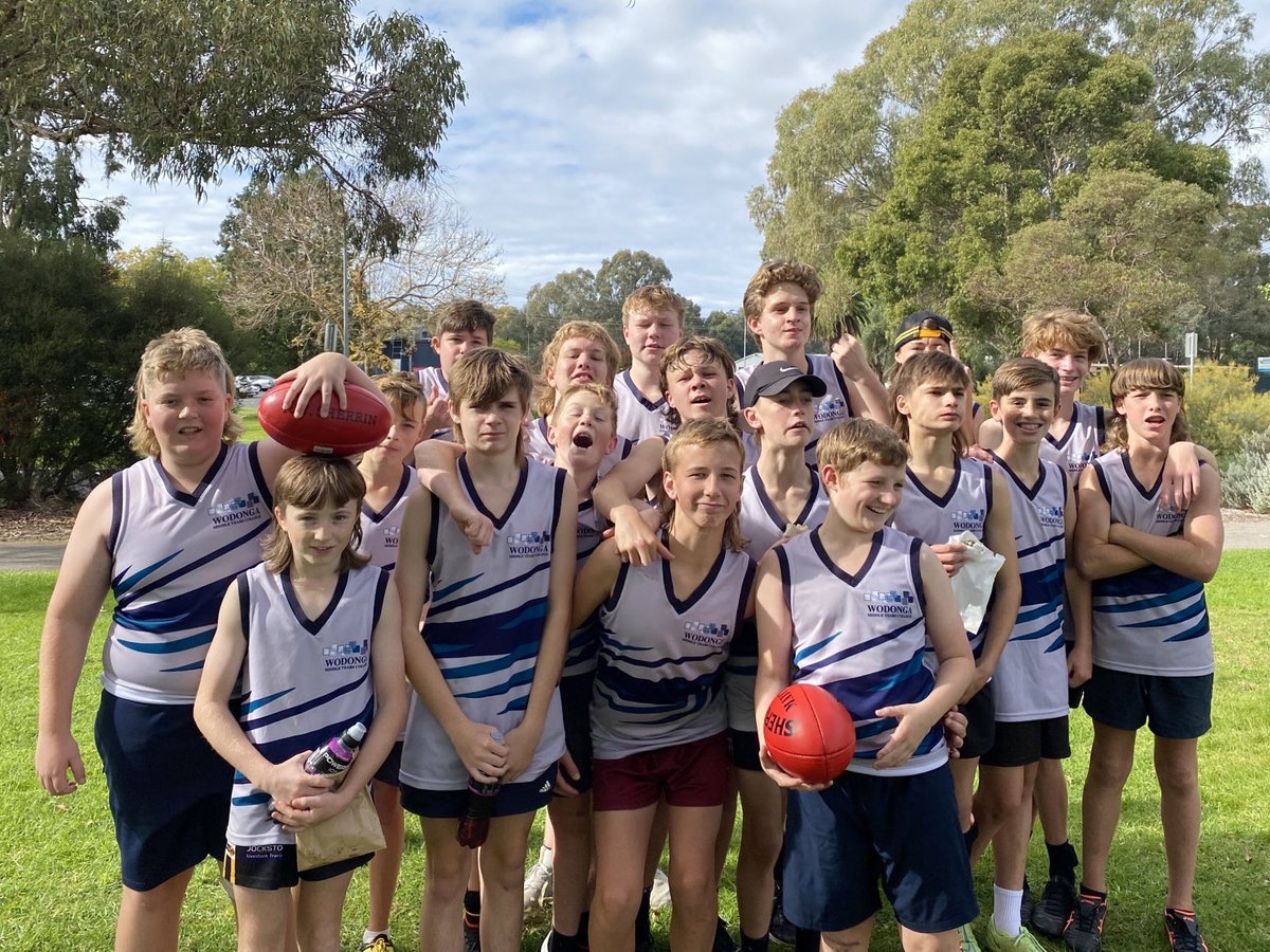 Congratulations to the Year 8 boys who represented our College at the Upper Hume AFL day in Wangaratta on Monday. The boys played fantastic, winning 2 out of their 3 games, the team they lost to went on to win the entire carnival. Well done boys! #GottaBeAtWMYC